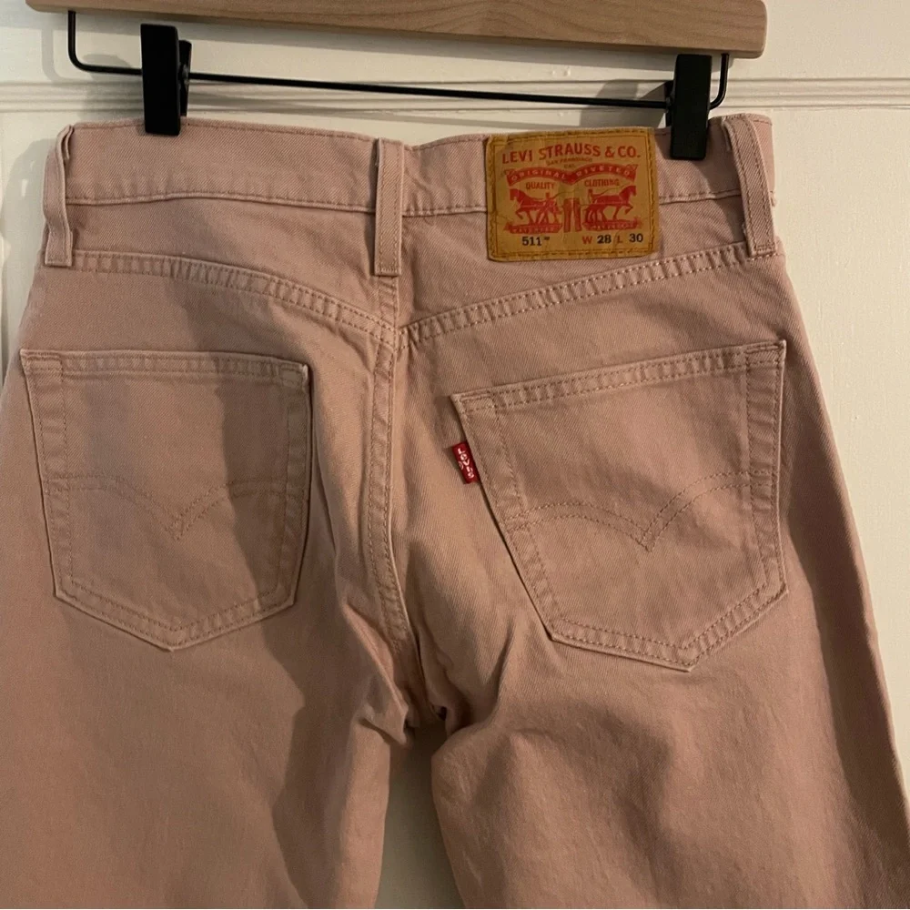 Levi’s Men’s 511 Dusty Rose Jeans 28 x 30